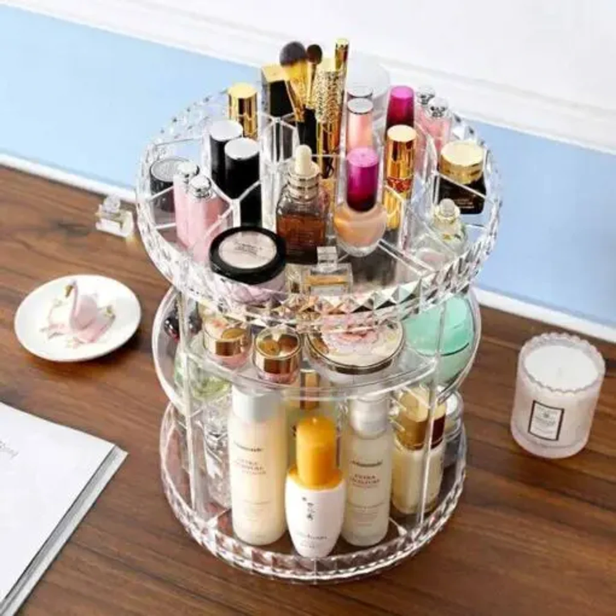 Diamond 360 Rotating Makeup Organizer