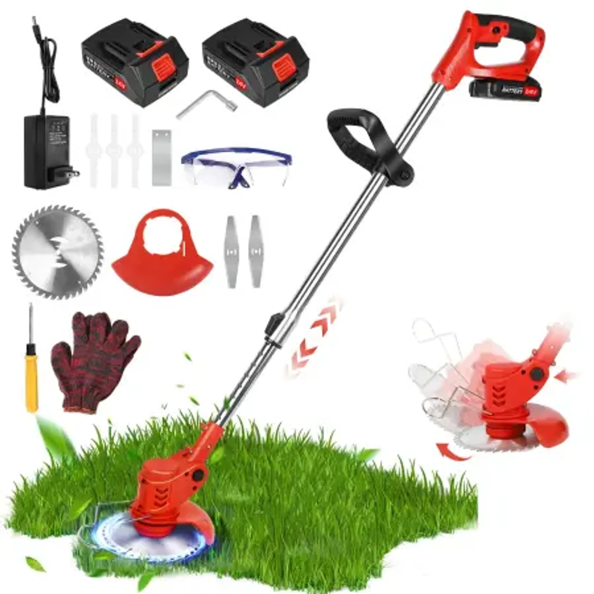 Cordless Lawn Cutting Machine with Single Battery