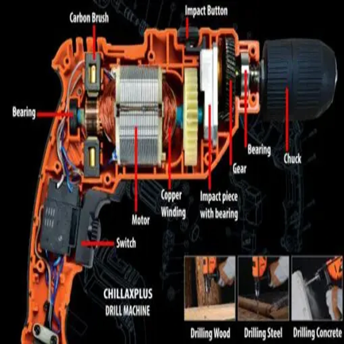 Agni 120 Pcs Drill Machine Set