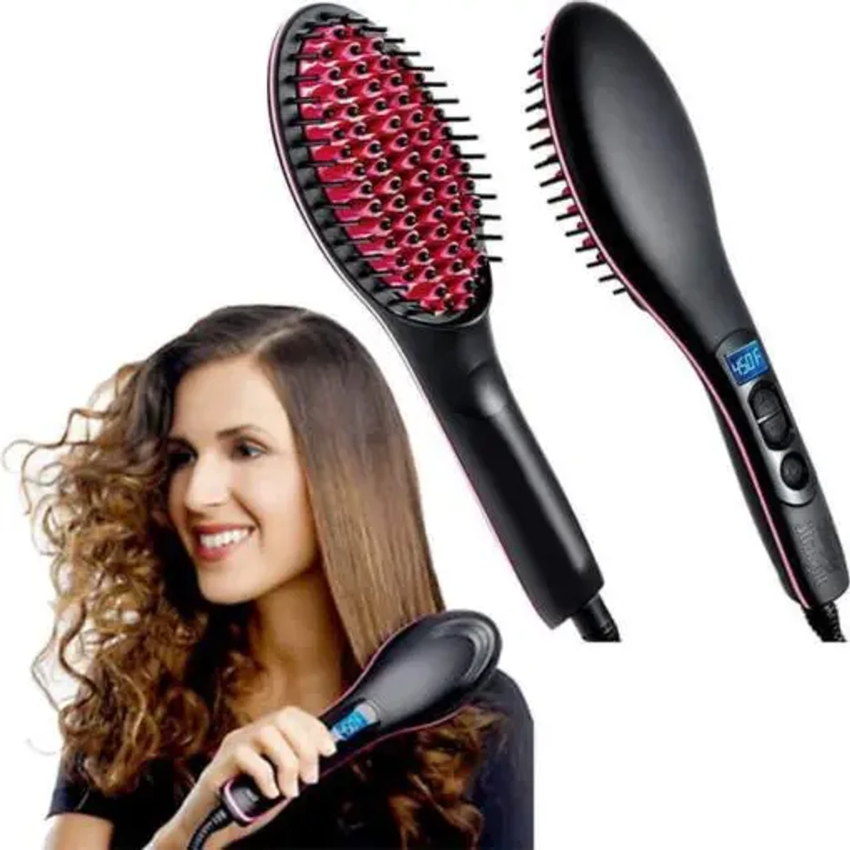 Brush Hair Straightener