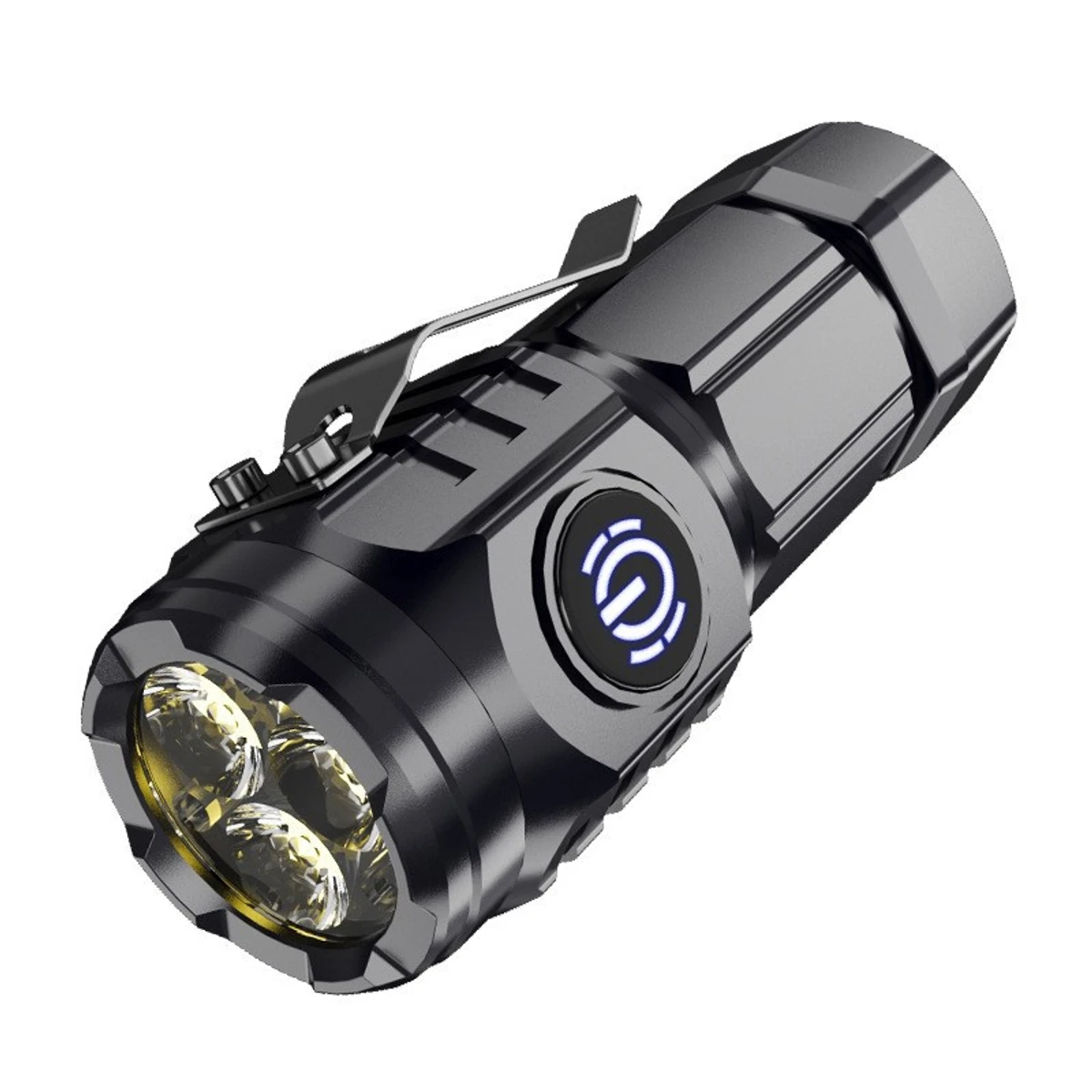 three-eyed monster strong light flashlight