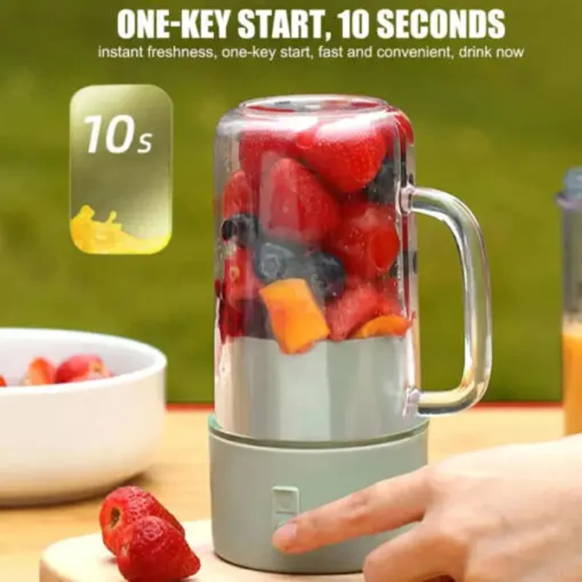 Portable Fresh Juice Mixer Blender