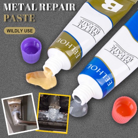 Waterproof Heat Resistance Cold Weld Metal Repair Paste A&B Adhesive Gel Casting Agent ????Metal Repair Paste( Big Size)