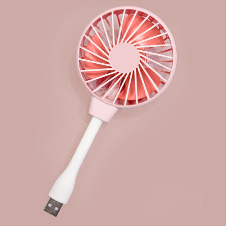 Mini Handheld Portable Cooling Fan Laptop Power Bank Outdoor Desk Adjustable Cooler Fan