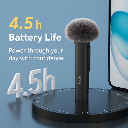 Ulanzi WM-10 Wireless Noise Reduction Microphone with Clip for Android Smartphone Type- C (MC112)