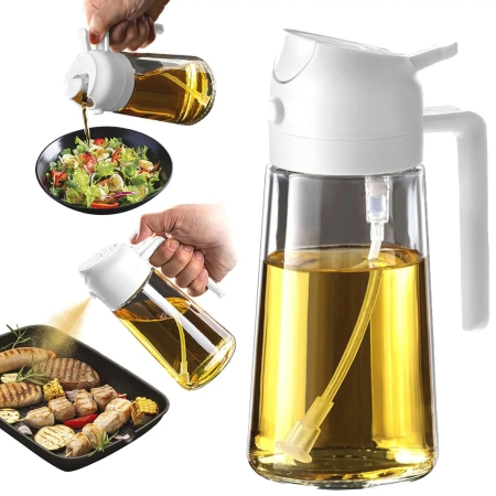 2 in1 Oil Dispenser Spray Bottle - KD078