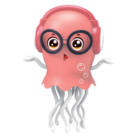 Colorful Cool Light Magic Dancing Jellyfish Toy Children’s Stress Relief Trick Electric Toy Auto-Sensing Floating Robot