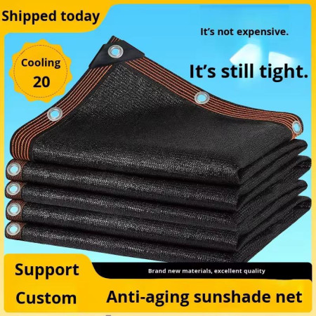 Sun Shade Netting for Plants, Privacy Screen Fence Fencing Mesh Shade Net Cover Shade Cloth with Grommets for Greenhouse Flowers