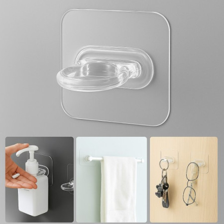 6 Pcs-Multifunctional Wall-Mounted Round Hooks (6Pcs)