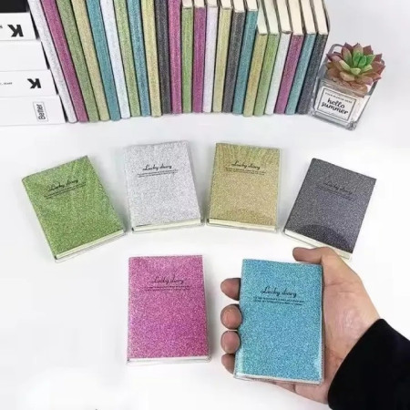 China Pocket Special Glitter Notepad Mini Sparkly Notebook for Notes, Journaling & School Use