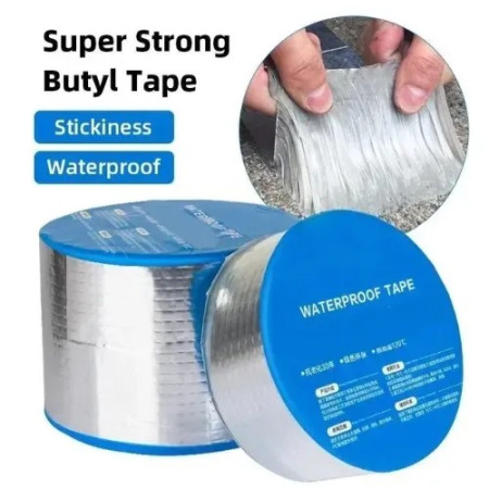 Super Sticky Aluminum Foil Waterproof Sealing Tape – Self-Adhesive Leak Repair Tape for Roof, Pipe & Wall