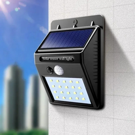 Solar LED Motion Sensor Light – 30 LED Waterproof Outdoor Security Wall Light