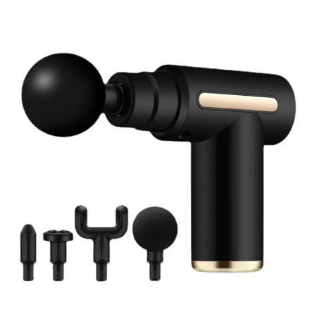Electric Vibration Gun Massager – Portable Muscle Relaxation Deep Tissue Therapy Massage Gun for Body Pain Relief & Recovery