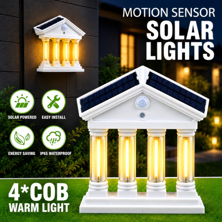 House-Shaped Solar LED Wall Light with Motion Sensor – Automatic Dusk Lighting & IP65 Waterproof Outdoor Lamp for Garden, Patio, Yard & Entrance